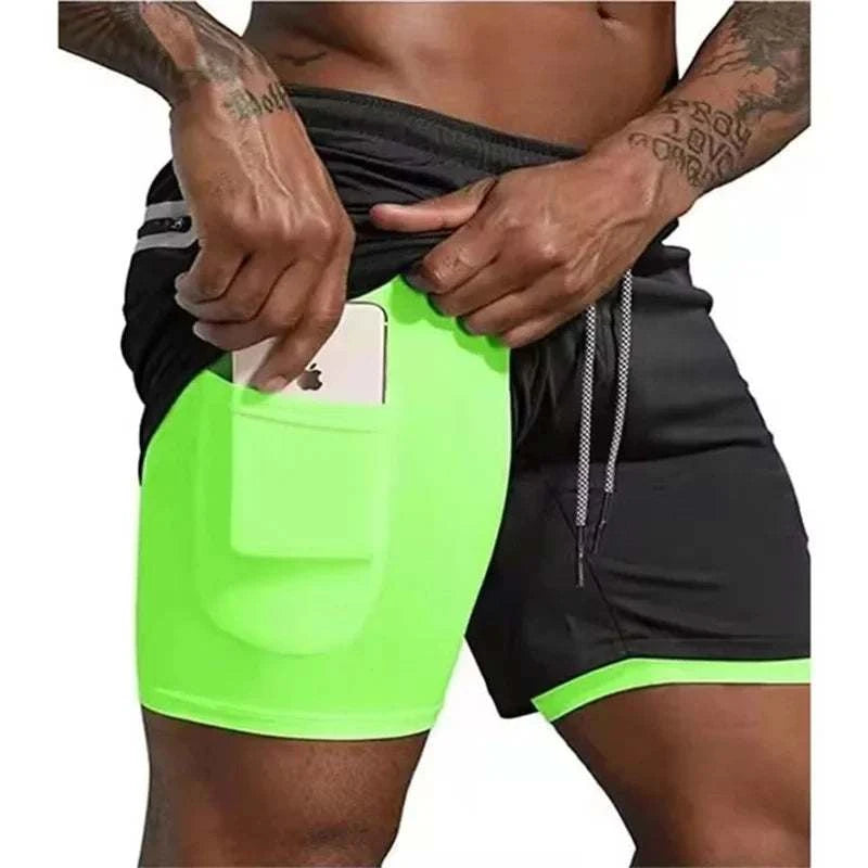 Men’s 2-in-1 Mesh Gym Shorts