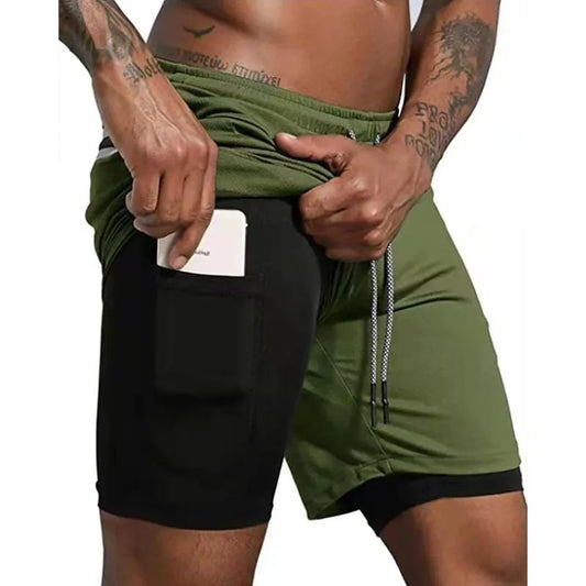 Men’s 2-in-1 Mesh Gym Shorts