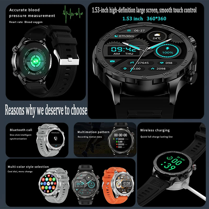 Amoled GPS Smartwatch