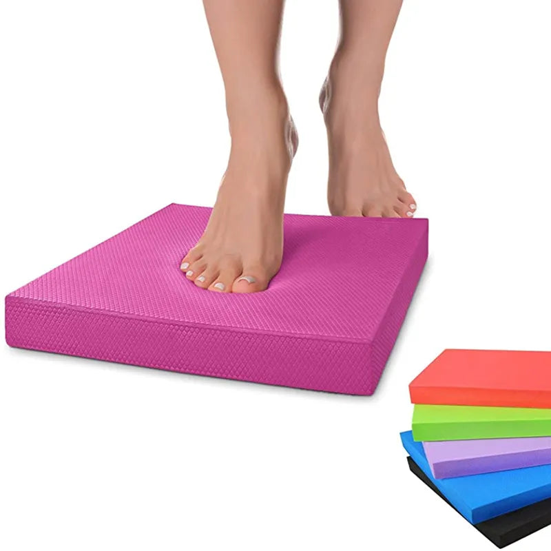 Soft Balance Pad – TPE Yoga Mat Foam Cushion for Physical Therapy