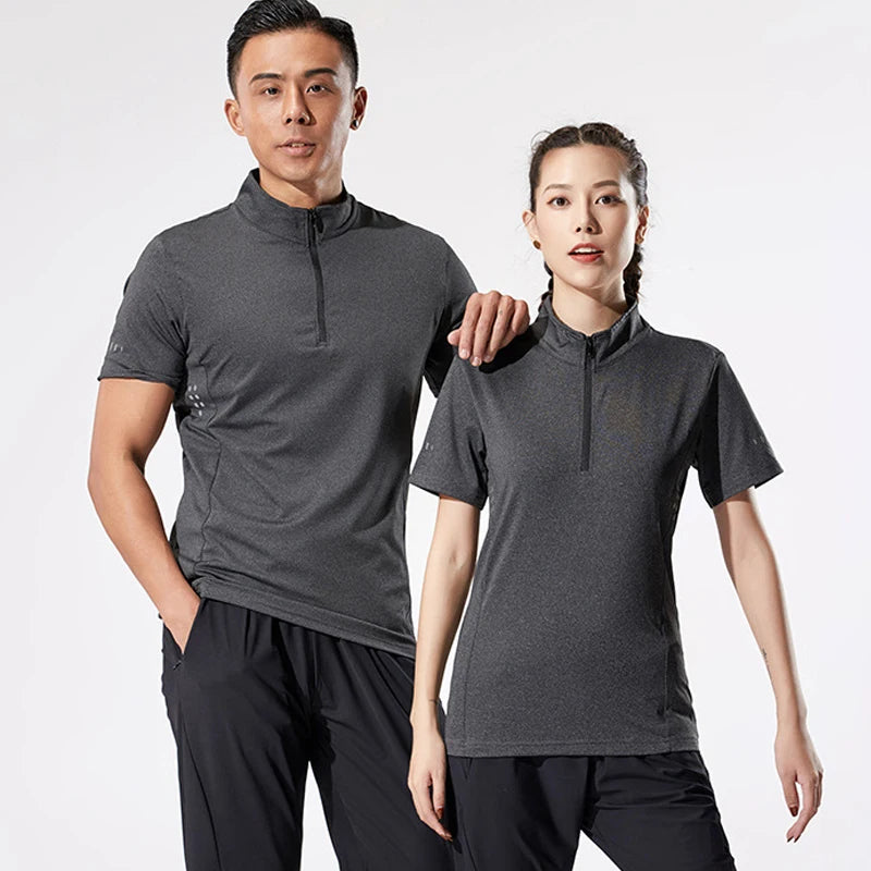 Summer Sport Shirt Quick Dry Compression Running t Shirt Men Breathable Fitness Bodybuilding Shirts Tights Top Man Gym Clothing