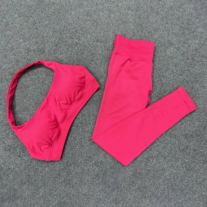 DFYNE 2-Piece Seamless Yoga Set for Women