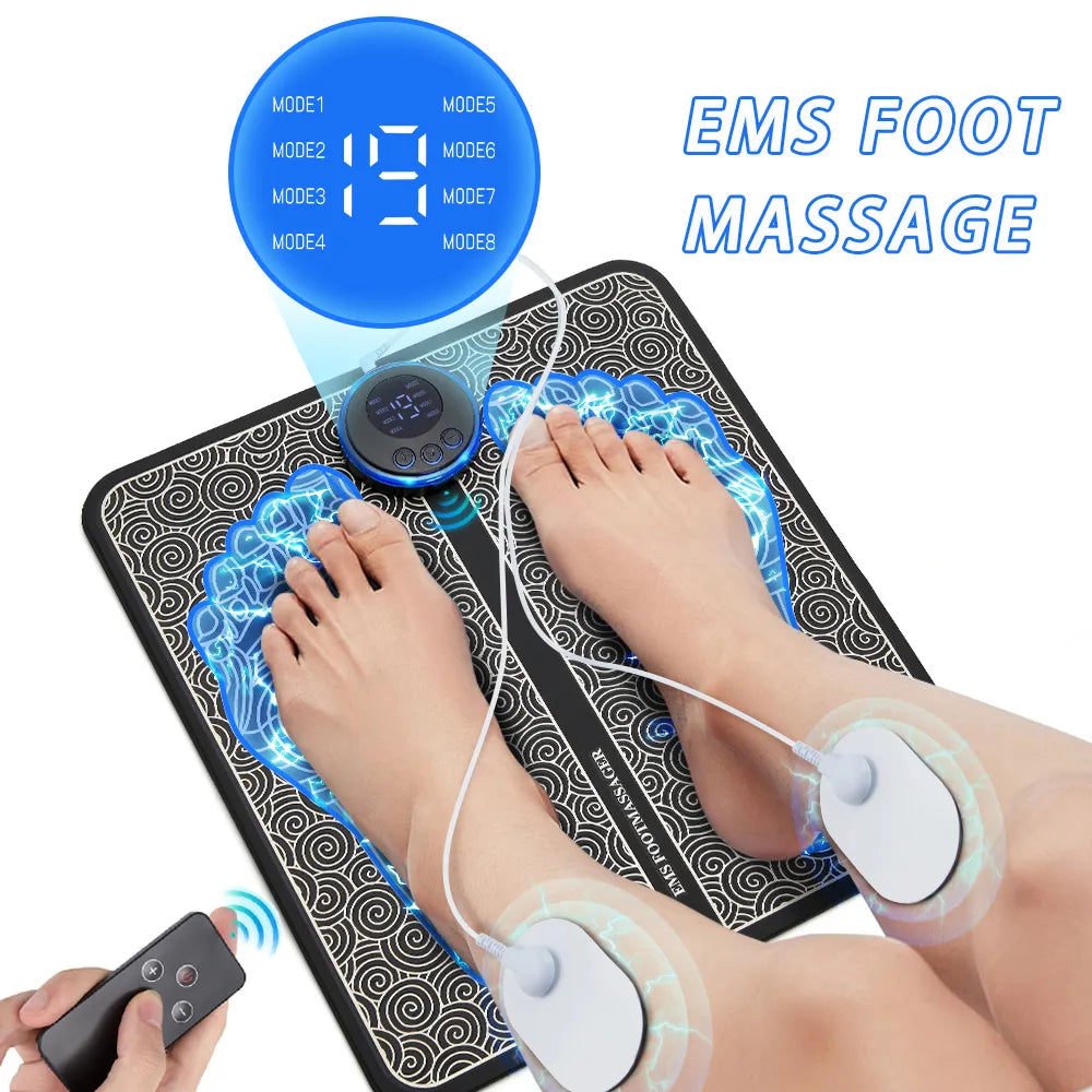 EMS Intelligent Foot Massage Machine - Ultimate Therapy for Relaxation & Circulation