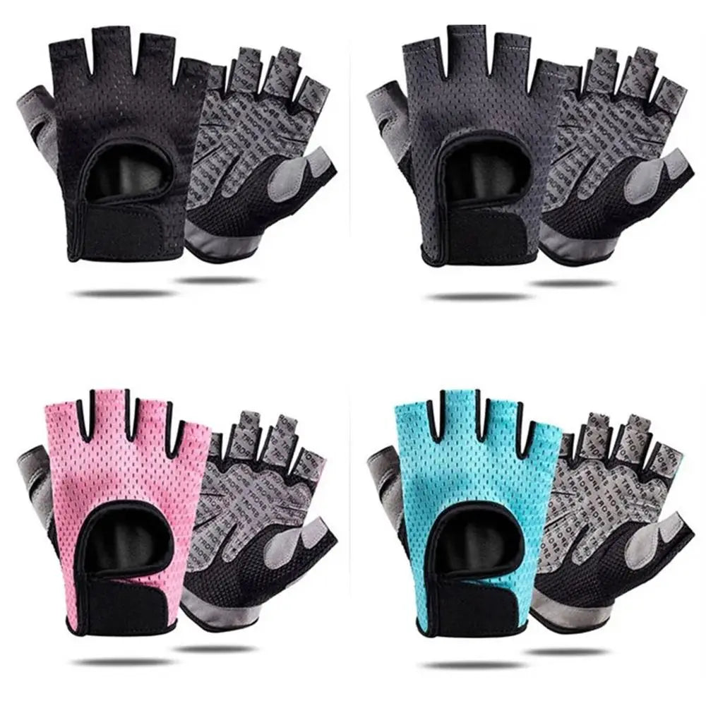 Breathable Workout Gloves for Weightlifting – Fingerless Gym Fitness Gloves for Men & Women