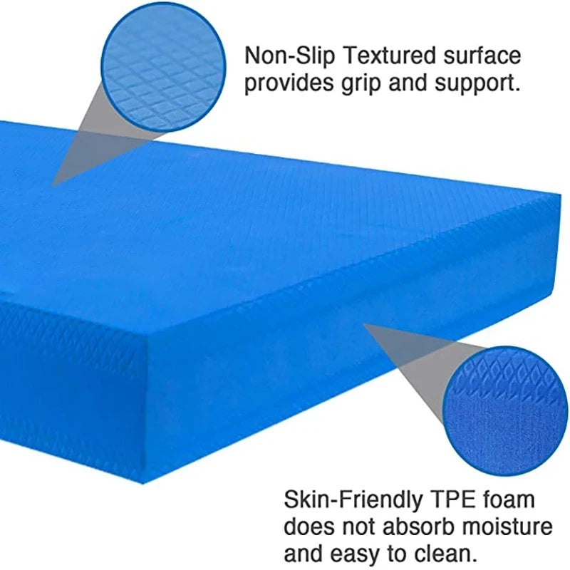 Soft Balance Pad – TPE Yoga Mat Foam Cushion for Physical Therapy