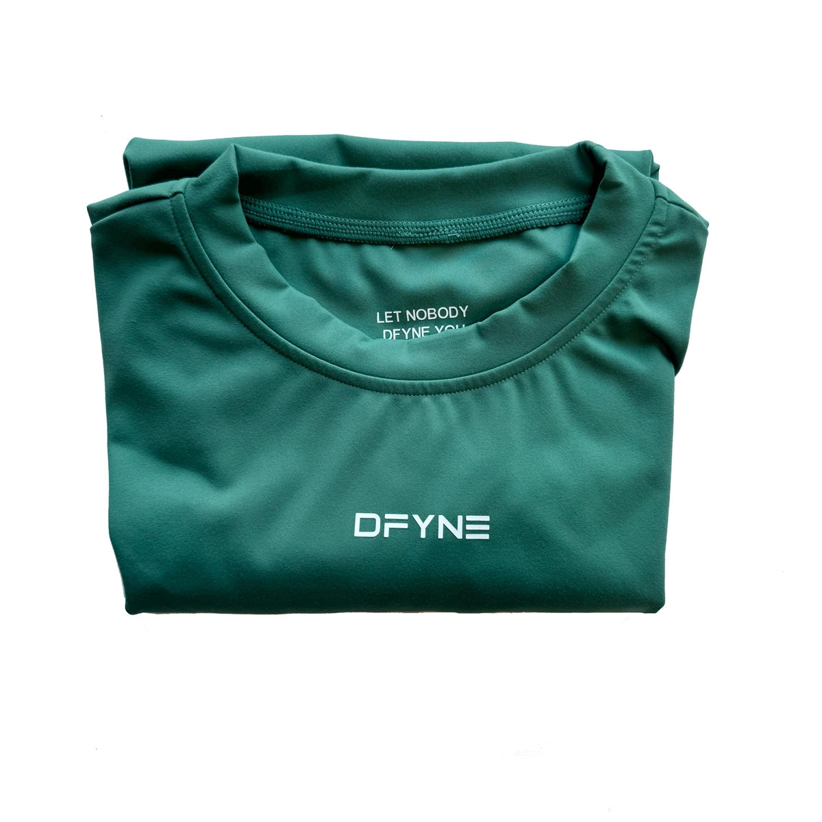 Dfyne Origin Fitted T-Shirt | Short Sleeve Yoga Top | Workout Gym Fitness Sports Tee