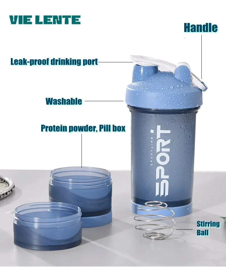 Protein Shaker Bottle