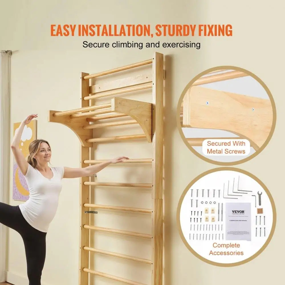 Swedish Ladder Wooden Climbing Frame