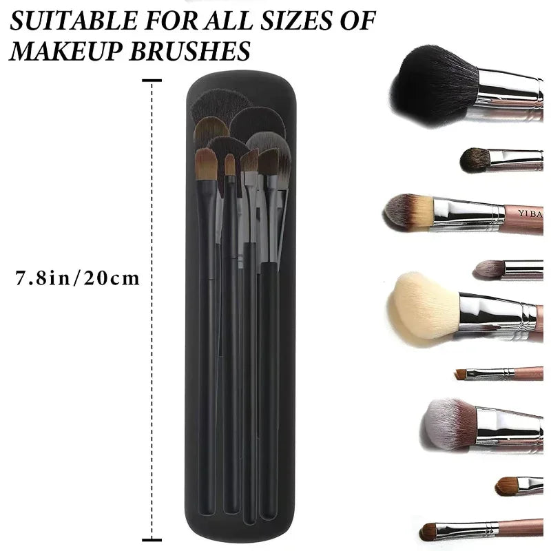 Trendy Silicone Makeup Brush Holder: Stylish, Convenient, and Travel-Friendly
