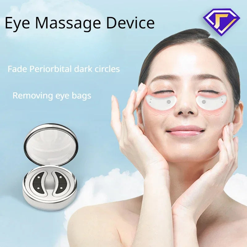 EMS Eye Massager Relief - Anti-Aging Eye Care Device with Red Light Therapy