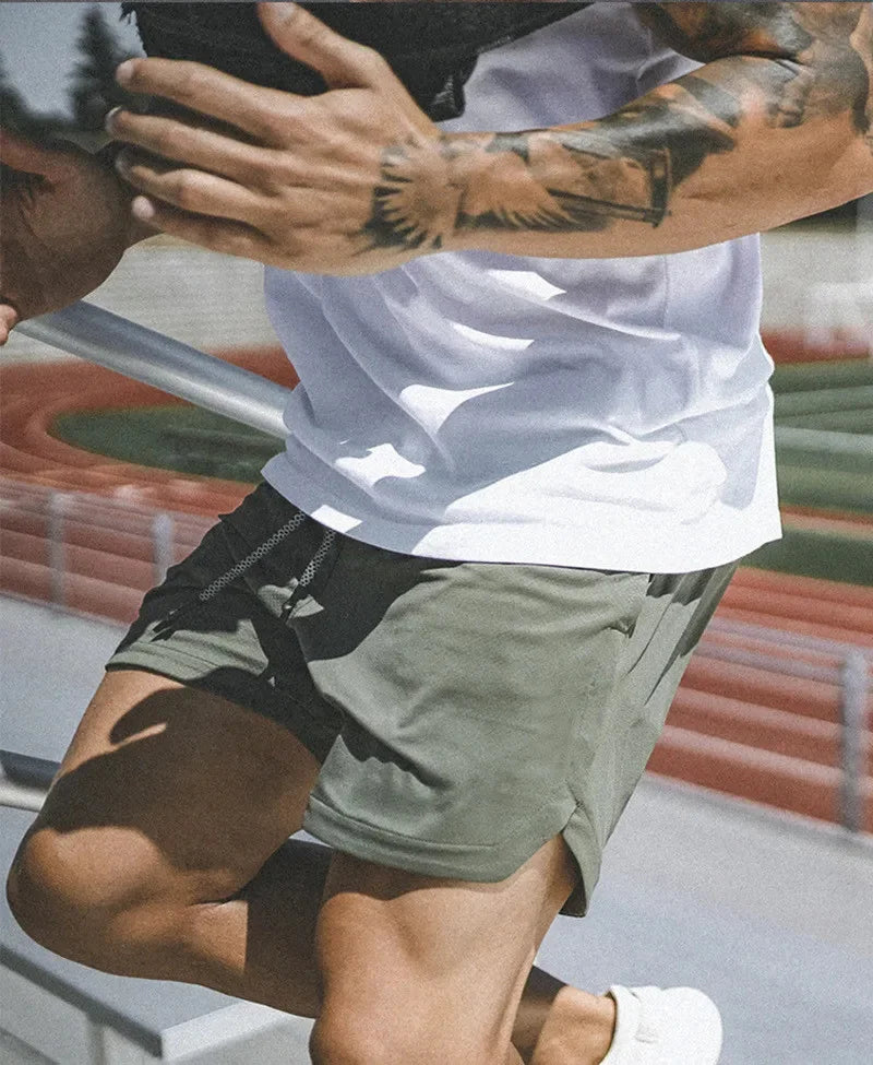 Men’s 2-in-1 Mesh Gym Shorts