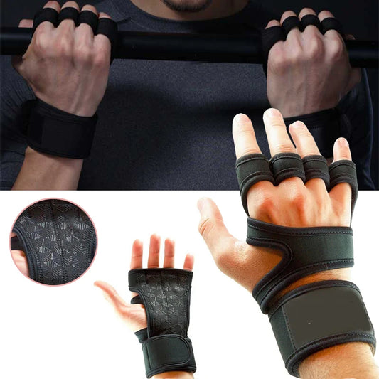 Weight Lifting Training Gloves – Gymnastics Grips & Palm Protector Gloves for Men & Women, Fitness & Bodybuilding