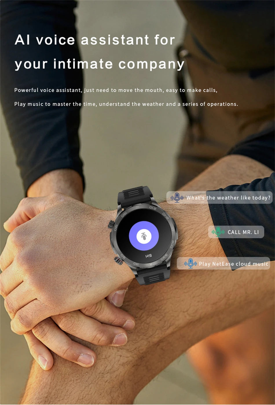 Amoled GPS Smartwatch