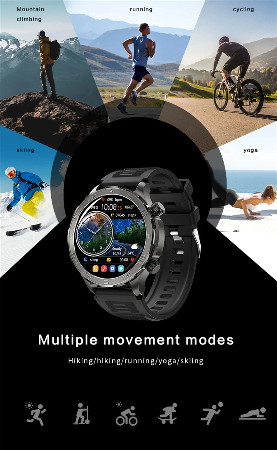 Amoled GPS Smartwatch