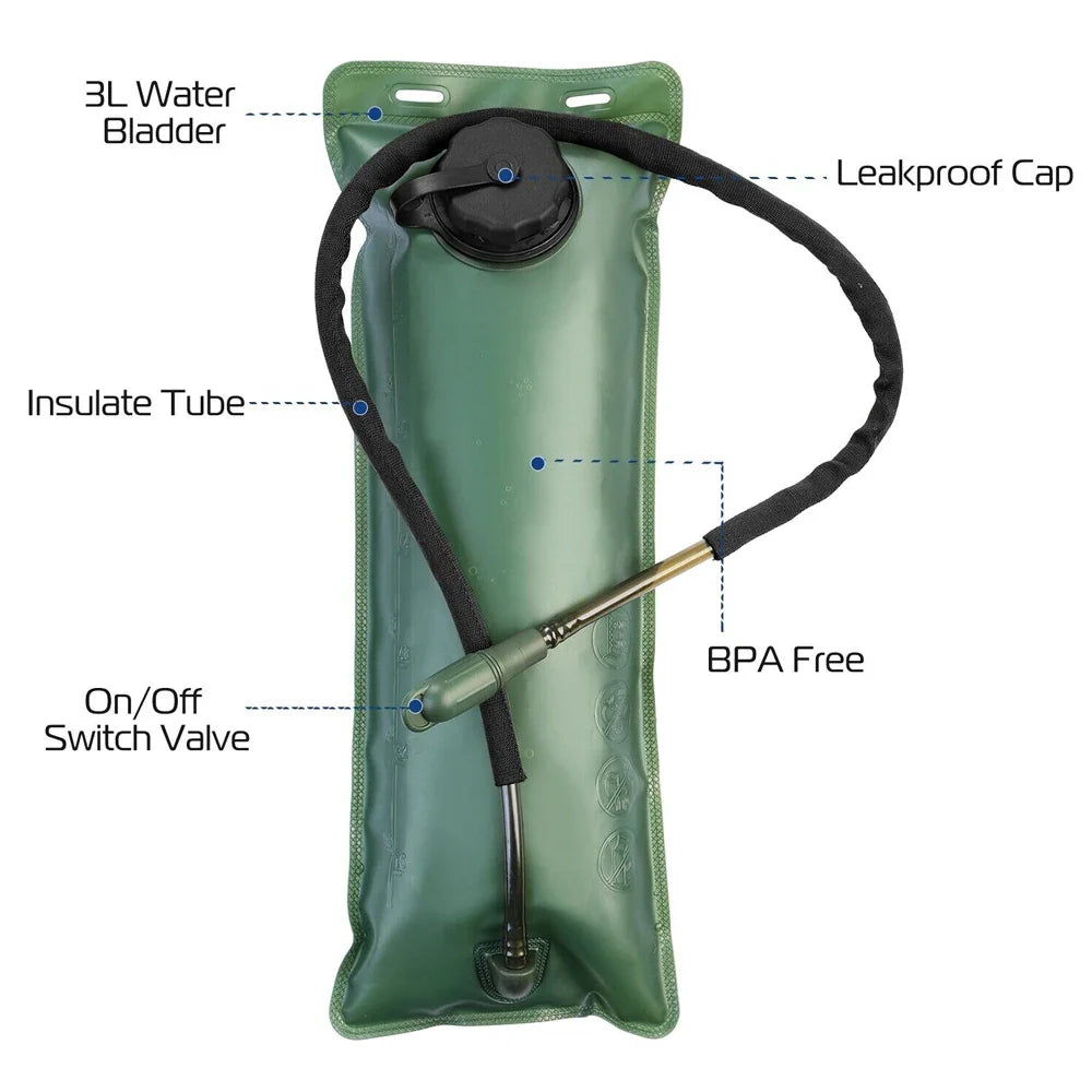 Hydration Bladder BPA-Free Water Reservoir for Hiking Camping