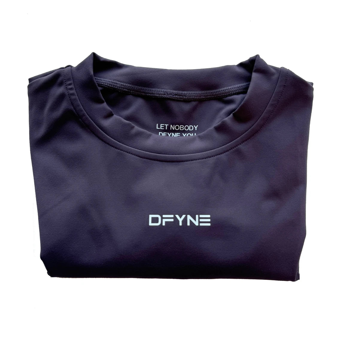 Dfyne Origin Fitted T-Shirt | Short Sleeve Yoga Top | Workout Gym Fitness Sports Tee