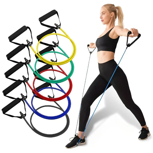 Resistance Bands With Handles 5 Levels for Home Fitness