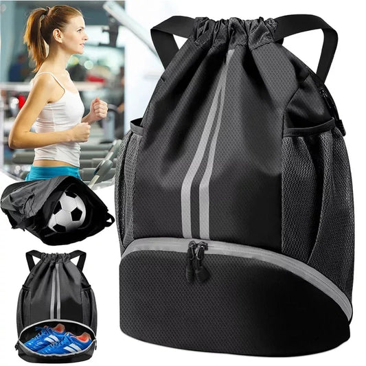 Large Capacity Sports, Gym, Swim, and Travel Backpack with Waterproof Compartments