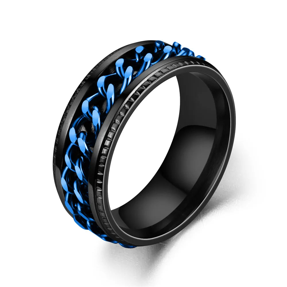 Unisex Link Spin Ring | Gift