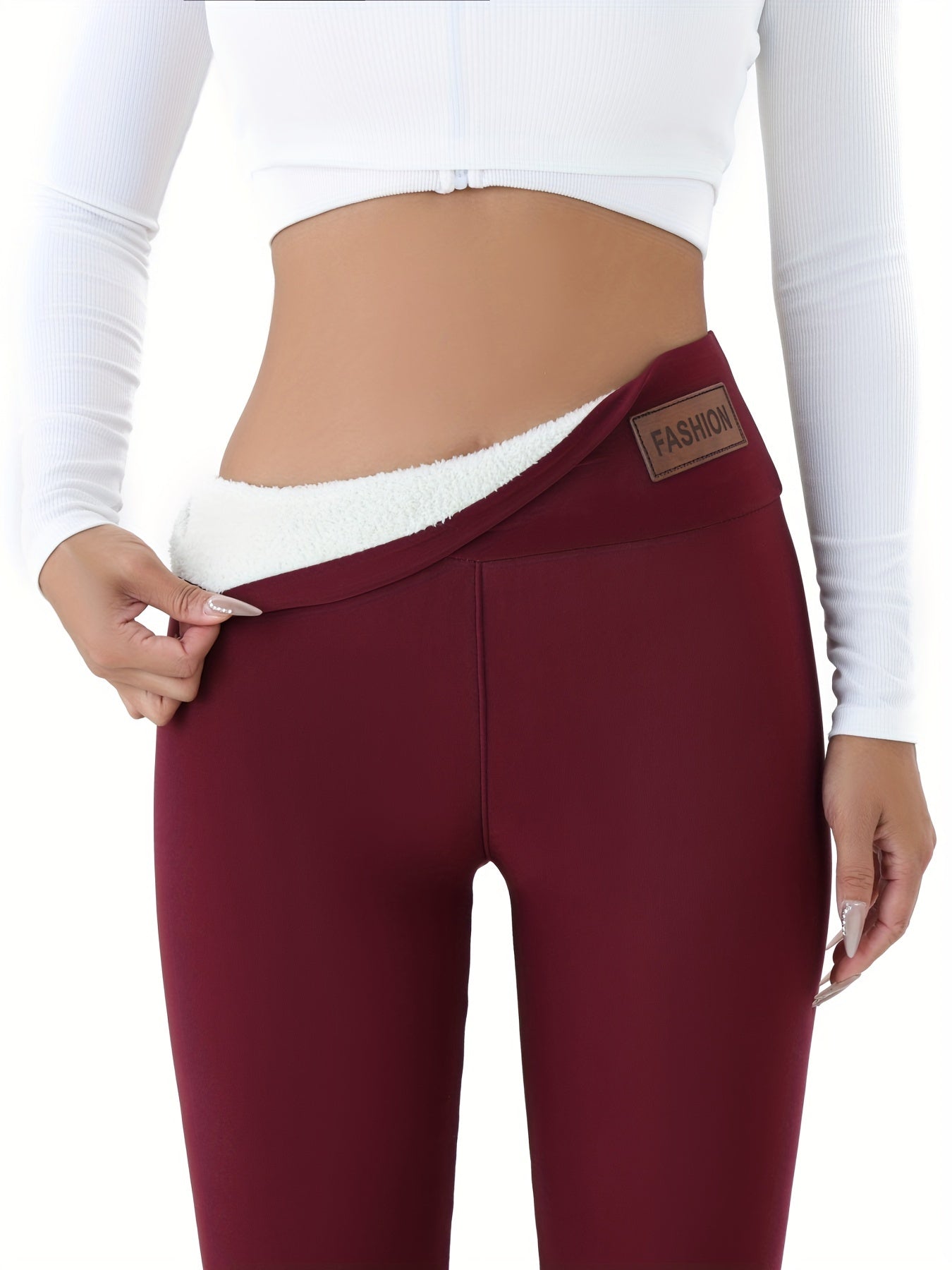 Women's Cozy Fleece-Lined High-Elasticity Leggings