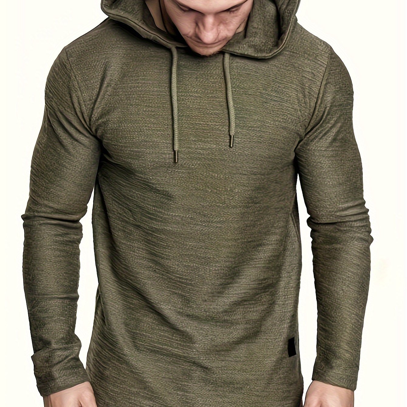 Men’s Long-Sleeved Casual Sports Hoodie T-Shirt