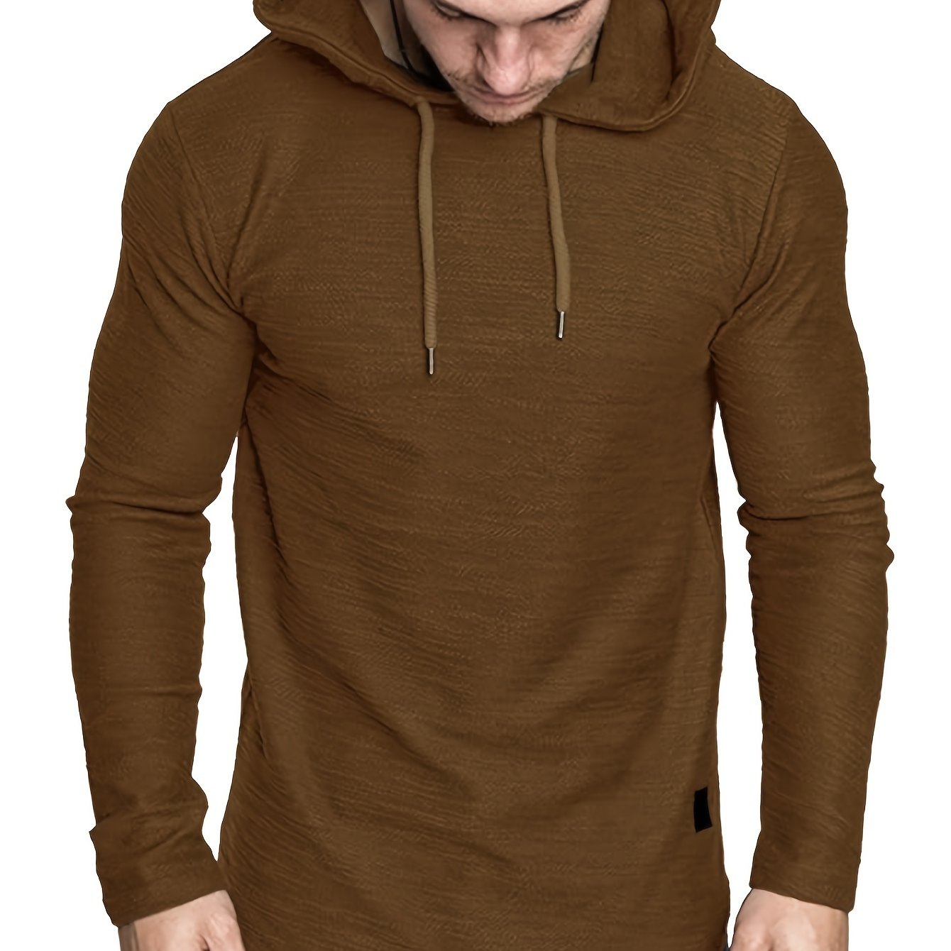 Men’s Long-Sleeved Casual Sports Hoodie T-Shirt