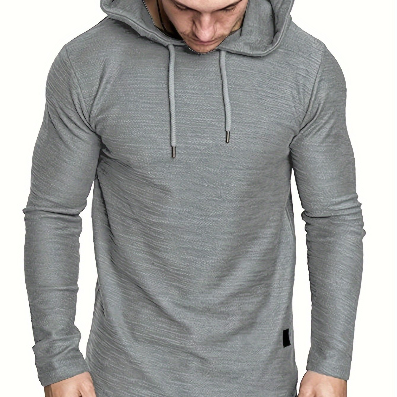 Men’s Long-Sleeved Casual Sports Hoodie T-Shirt