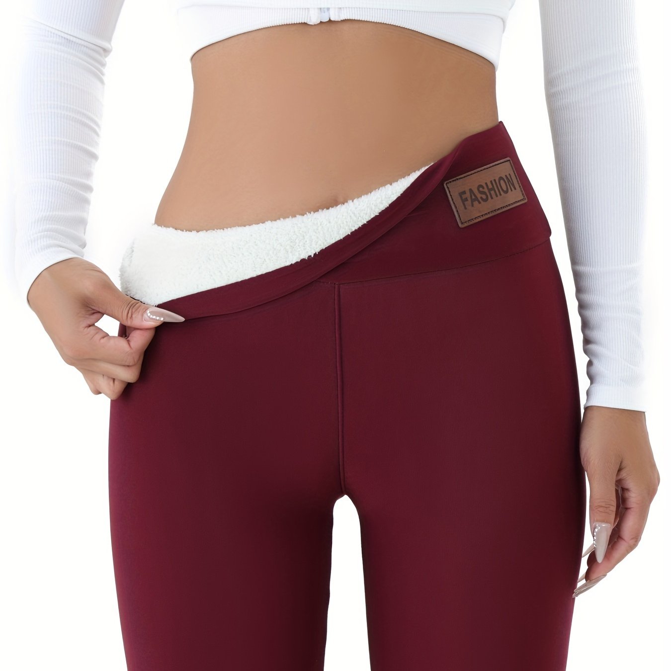 Women's Cozy Fleece-Lined High-Elasticity Leggings