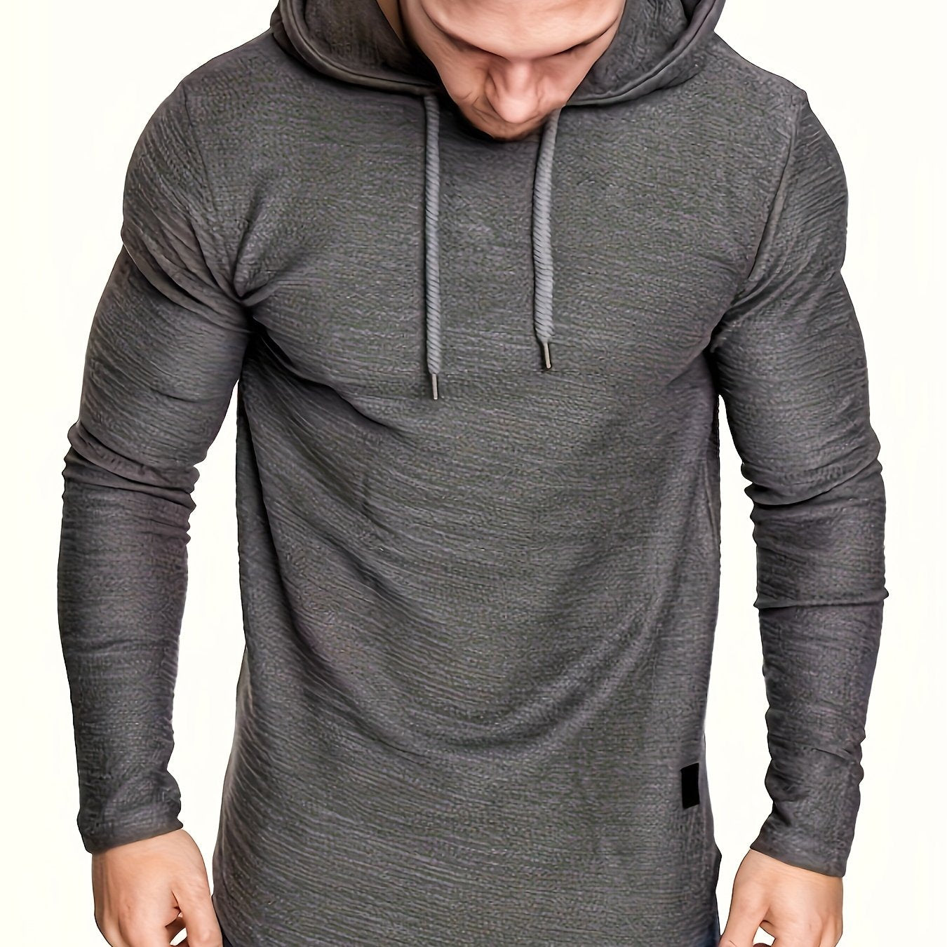 Men’s Long-Sleeved Casual Sports Hoodie T-Shirt